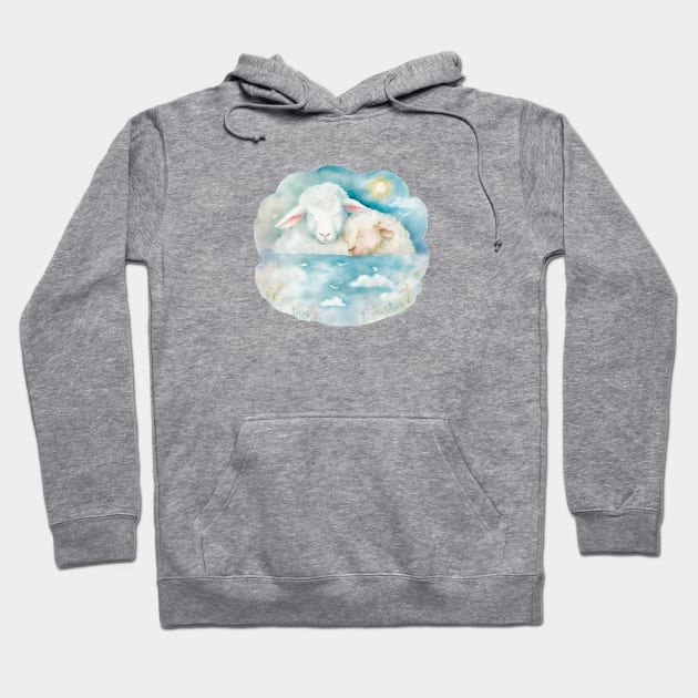 Sleeping lamb Hoodie by NATLEX